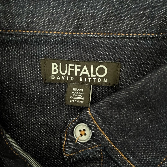 Buffalo Stretch Denim Shirt Blue - Picture 12 of 16